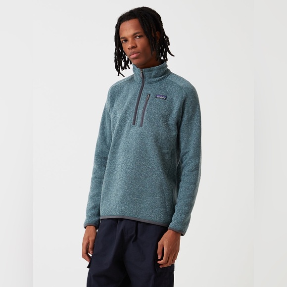 PATAGONIA - MEN'S BETTER SWEATER 1/4-ZIP FLEECE - PIGEON BLUE - SIZE M - Picture 5 of 14